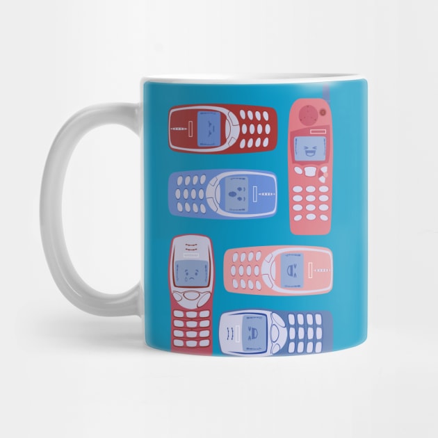 Retro Cellphones by chobopop